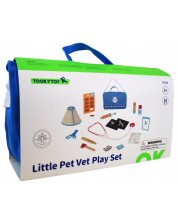 Set za igru Tooky Toy - Veterinarski set, 16 dijelova -1