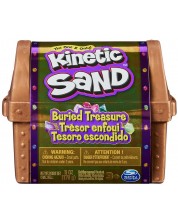 Set za igru s kinetičkim pijeskom Spin Master - Kinetic Sand, Blago