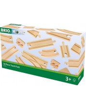 Set za igru Brio - Drvene tračnice -1