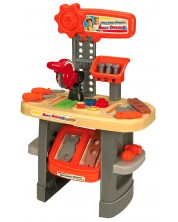 Set za igru RS Toys - Radni stol s alatima, 31 dio -1