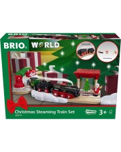 Set za igru Brio - Vlak i tračnice, Christmas -1