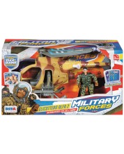 Set za igru RS Toys - Borbeni helikopter s figuricom vojnika