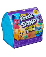 Set za igru Kinetic Sand - Kinetički pijesak s igračkom iznenađenja, asortiman -1