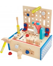 Set za igru Acool Toy - Radni stol s kružnom pilom i alatima -1
