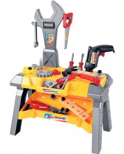 Set za igru RS Toys - Radni stol s alatima, 42 dijela -1