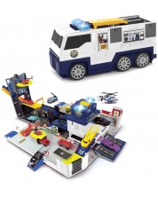 Set za igru Dickie Toys - Sklopivi policijski kamion