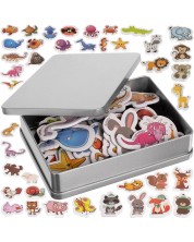 Set za igru Kruzzel - Magnetne životinje, 40 komada -1