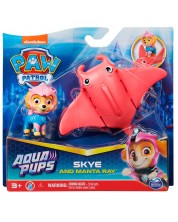 Set za igru Spin Master Paw Patrol - Aqua Sky i raža