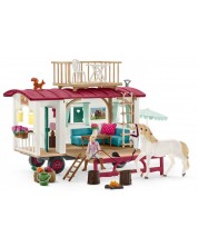 Set za igru Schleich Horse Club - Karavan s konjima i priborom, 95 dijelova -1