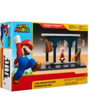 Set za igru Jakks Pacific Super Mario - Lava Castle