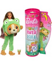 Set za igru Barbie Cutie Reveal - Pas obučen kao žaba, s 10 iznenađenja -1