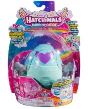 Set za igru Spin Master Hatchimals - Jaje s likovima, svijetloplavo