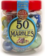Set za igru House of Marbles - Staklenka s 50 kuglica -1