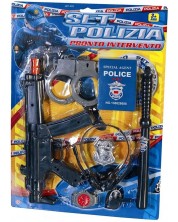 Igralni set RS Toys – Policija, 6 komada, asortiman