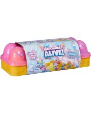 Set za igru Hatchimals Alive! - Kutija s jajima i figuricama, žuto/roza -1
