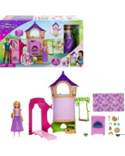 Set za igru Disney Princess - Rapunzel lutka s tornjem -1