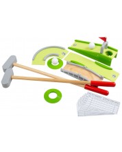 Komplet za igru Bigjigs - Set za golf -1