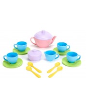 Igralni set Green Toys – Servis za čaj, 17 dijelova -1