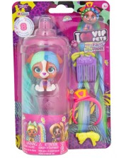 Set za igru IMC Toys Vip Pets - Modni psić za frizure s dodacima, Luna -1