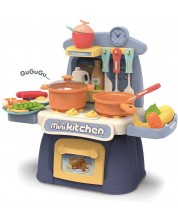 Set za igru Raya Toys - Mini kuhinja, plava