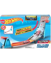 Set za igru Hot Wheels Action - Pista s lanserom, Hill Climb Champion -1