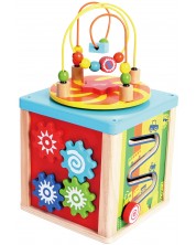 Interaktivna igračka Acool Toy - Glazbena drvena edukativna kocka