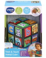 Interaktivna igračka Vtech - Vrti i uči, Animal Cube