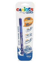 Brisiva kemijska olovka s gumicom Carioca Oops - Plava