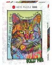 Slagalica Heye od 1000 dijelova - Kad bi mačke mogle govoriti -1