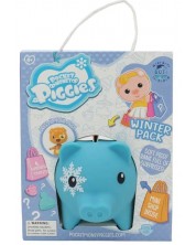 Kasica prasica Boti Pocket Money Piggies - Plava, s dodacima