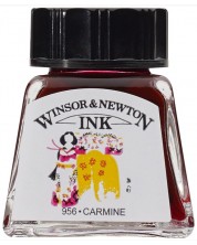 Tinta za kaligrafiju Winsor & Newton - Karmin, 14 ml