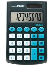 Kalkulator Milan - Pocket, 8 znamenki, crni -1