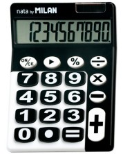 Kalkulator Milan - Nata, 10 znamenki, crni -1
