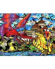 Slika za bojanje ColorVelvet - Zmaj, 47 х 35 cm -1