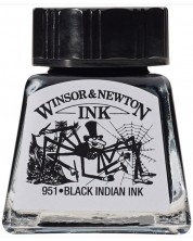 Tinta za kaligrafiju Winsor & Newton - Crna, 14 ml