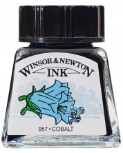 Tinta za kaligrafiju Winsor & Newton - Kobalt plava, 14 ml