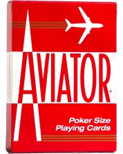 Karte za igranje Aviator - Poker Standard index plava/crvena poleđina -1