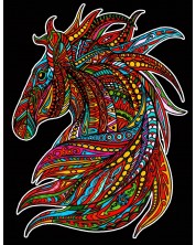 Slika za bojanje ColorVelvet - Divlji konj, 47 х 35 cm -1