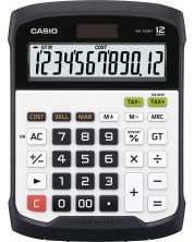 Kalkulator Casio - WD-320MT, 12-znamenkasti, Water-Protected, bijeli -1