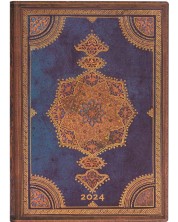 Kalendar-dnevnik Paperblanks Safavid - 13 x 18 cm, 216 listova, 2024