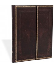 Kalendar-bilježnica Paperblanks Black Moroccan - Ultra, 18 x 23 cm, 72 lista, 2024