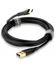 Kabel QED - Connect QE8187, USB-C/USB-A, 1.5m, crni -1