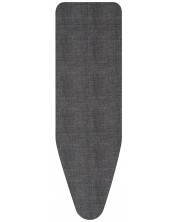 Navlaka za dasku za glačanje Brabantia - Denim Black, B 124 x 38 х 0.2 cm