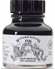 Tinta za kaligrafiju Winsor & Newton - Indijska crna, 30 ml