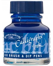 Tinta za kaligrafiju Winsor & Newton - Svijetloplava, 30 ml