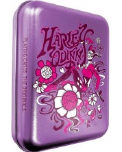 Igraće karte Cartamundi - Harley Quinn Vintage, metalna kutija