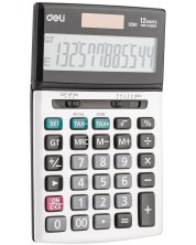 Kalkulator Deli Core - E1250, 12 dgt, metalni panel