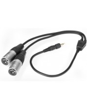 Kabel Saramonic - SR-UM10-CC1, 3.5mm TRS-M/Dual XLR-M, crni