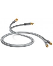 Kabel za zvučnici QED - Performance Audio 40i, 4x RCA, 2 m, sivi -1