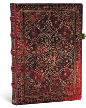 Kalendar-bilježnica Paperblanks Carmine - Midi, 13 x 18 cm, 120 listova, 2024 -1